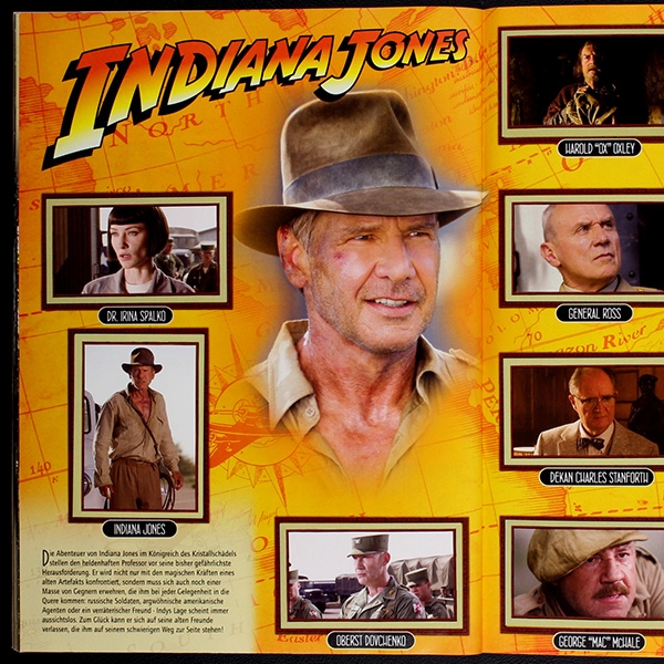 Indiana Jones Merlin sticker album complete