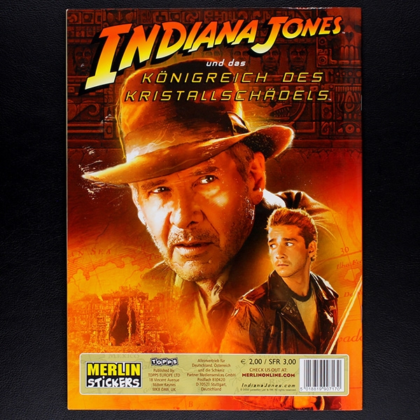 Indiana Jones Merlin sticker album complete