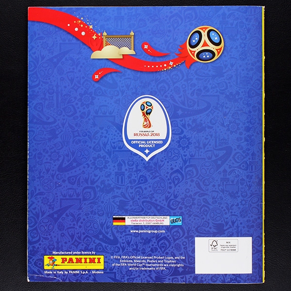 Russia 2018 Panini sticker album complete