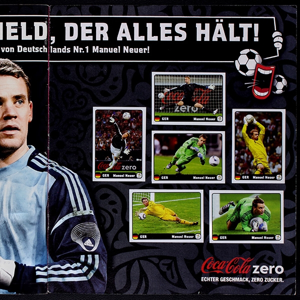 Euro 2012 Panini sticker album complete