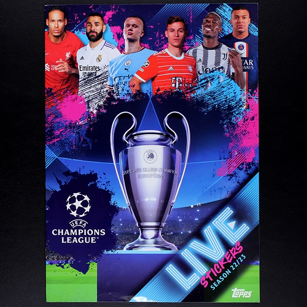 Champions League 2022 Live Topps Sticker Album