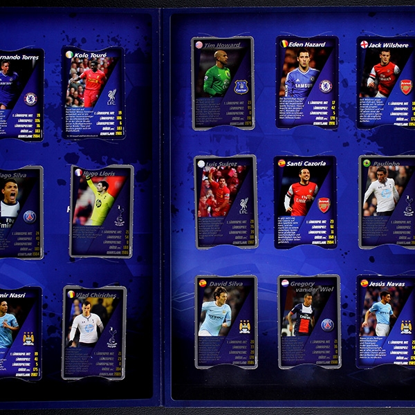 Fußball Stars Real Cards Album komplett