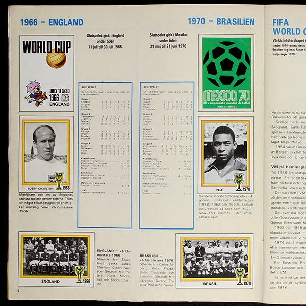 Argentina 78 Panini Sticker Album komplett - Fotboll VM Version