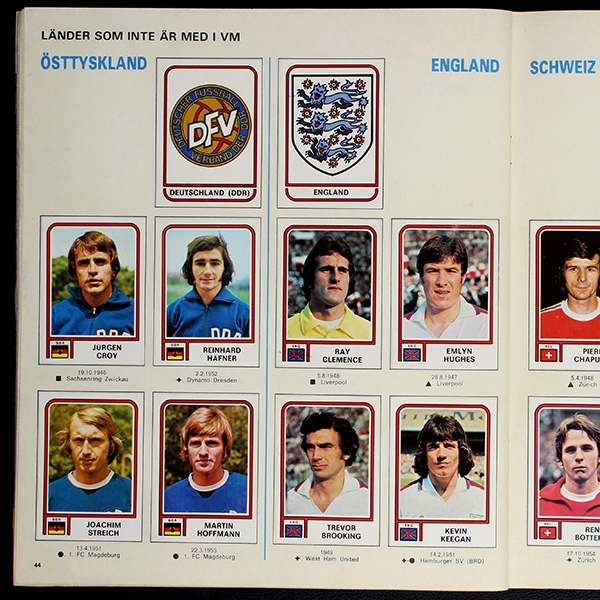 Argentina 78 Panini Sticker Album komplett - Fotboll VM Version