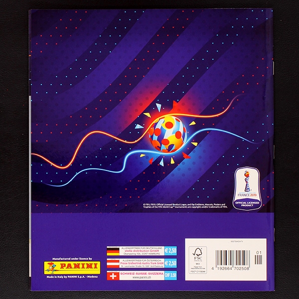 France 2019 Panini empty sticker album