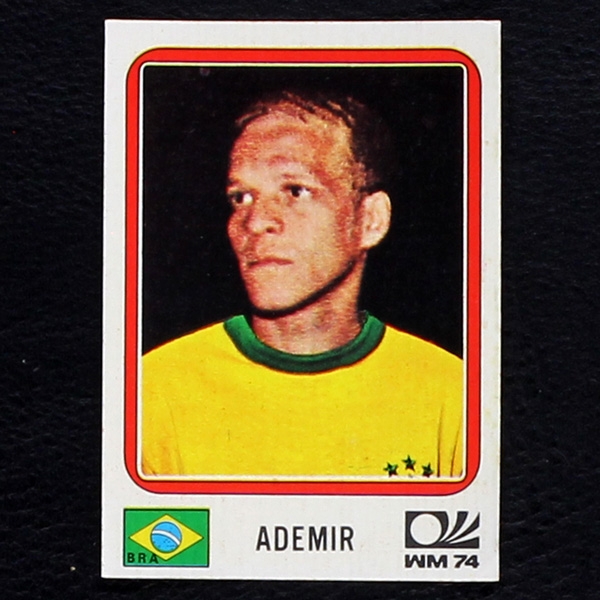 Ademir Sticker No. 163 Panini - München 74