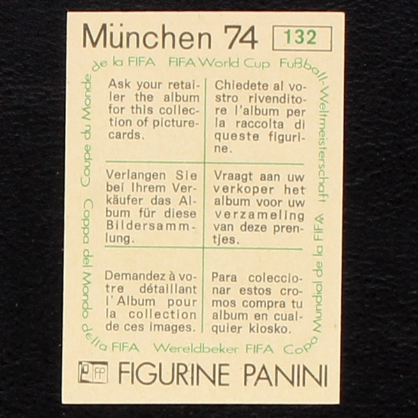 Chile Karikatur Sticker No. 132 Panini - München 74