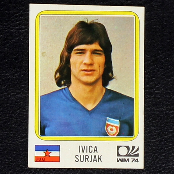 Ivica Surjak Sticker No. 195 Panini - München 74