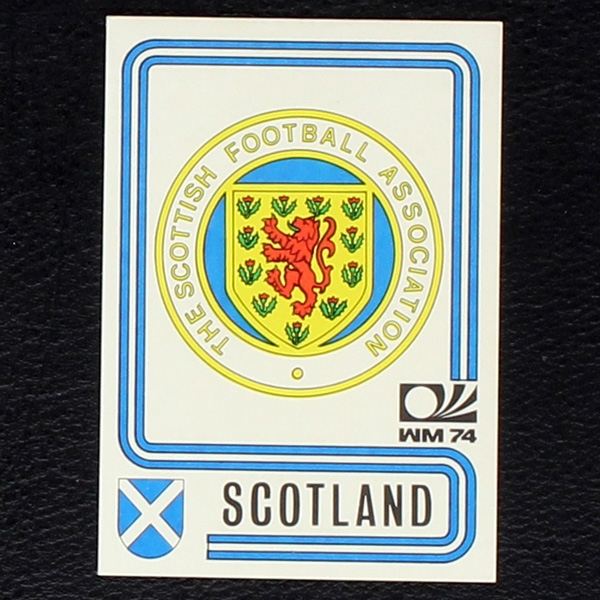 Scotland Wappen Sticker No. 198 Panini - München 74