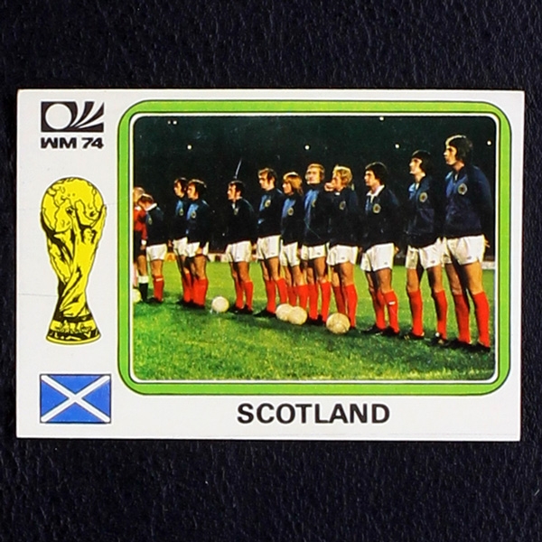 Scotland Mannschaft Sticker No. 199 Panini - München 74