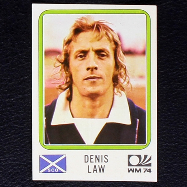 Denis Law Sticker No. 210 Panini - München 74