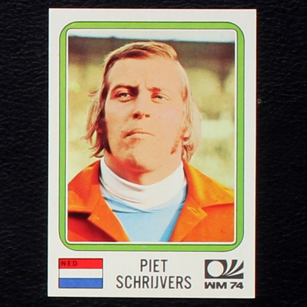 Piet Schrijvers Sticker No. 235 Panini - München 74