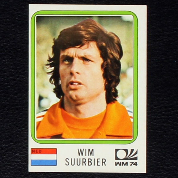 Wim Suurbier Sticker No. 237 Panini - München 74