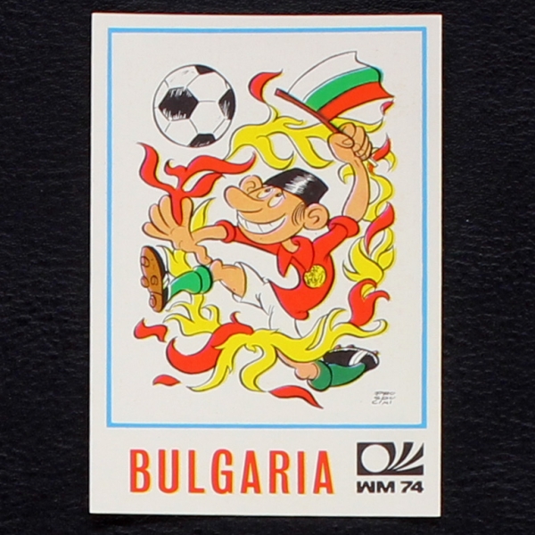 Bulgaria Karikatur Sticker No. 251 Panini - München 74