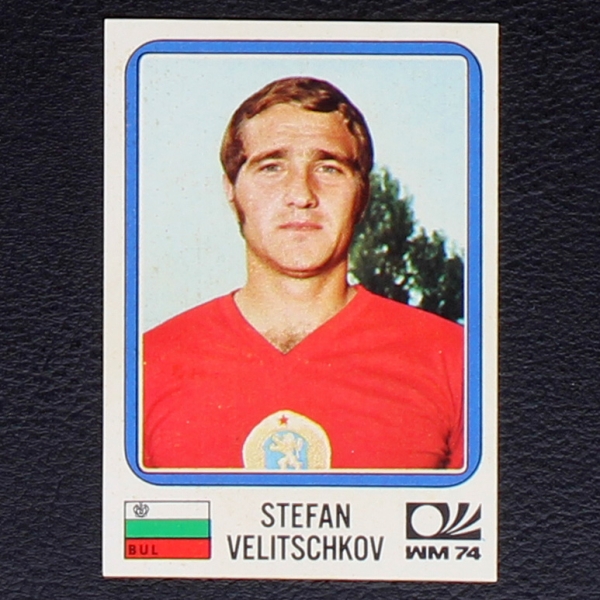 Stefan Velitschkov Sticker No. 258 Panini - München 74