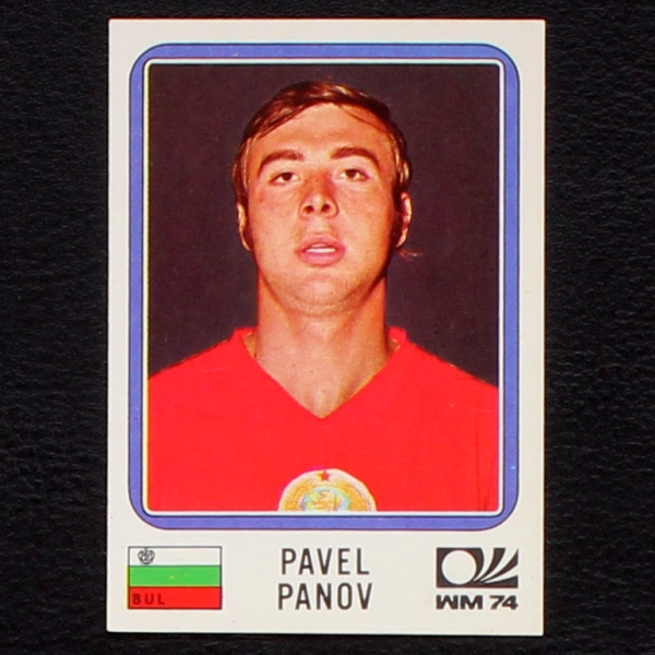 Pavel Panov Sticker No. 261 Panini - München 74