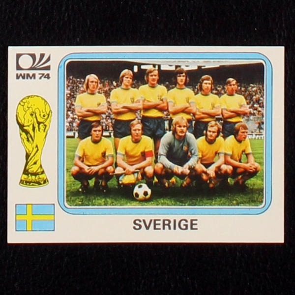 Sverige Mannschaft Sticker No. 267 Panini - München 74