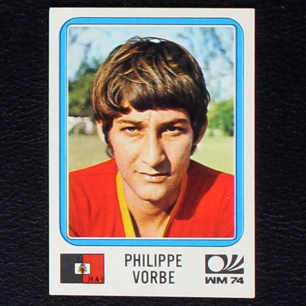 Philippe Vorbe Sticker No. 314 Panini - München 74