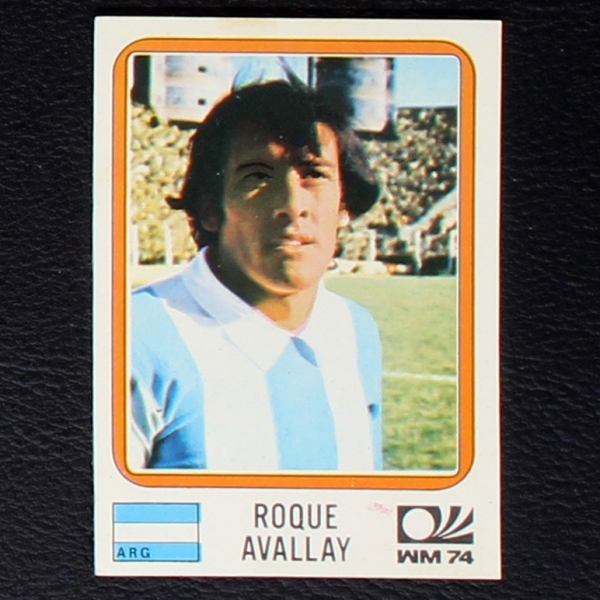 Roque Avallay Sticker No. 332 Panini - München 74