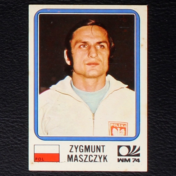 Zygmunt Maszczyk Sticker No. 343 Panini - München 74