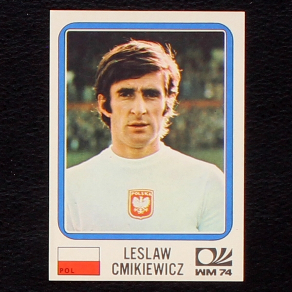 Leslaw Cmikiewicz Sticker No. 345 Panini - München 74