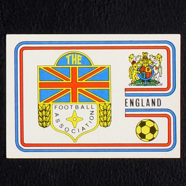 England Wappen Sticker No. 368 Panini - München 74