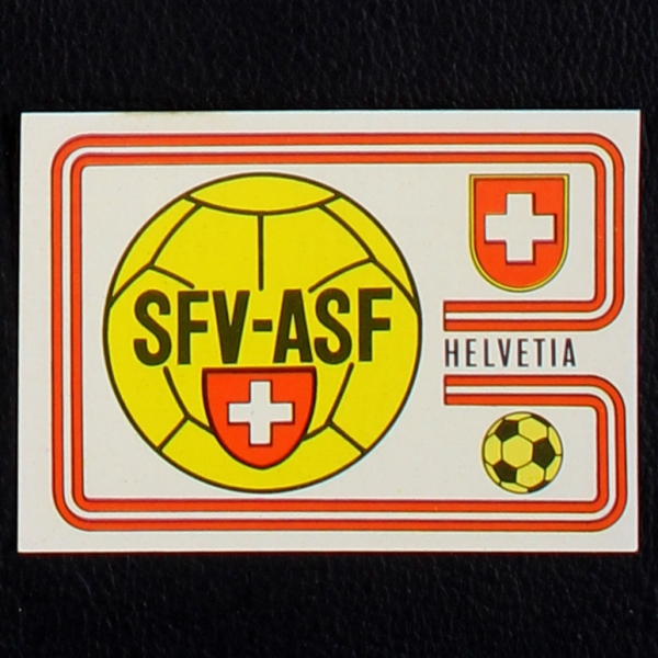 Helvetia Wappen Sticker No. 383 Panini - München 74
