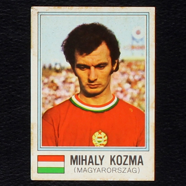 Mihaly Kozma Sticker No. 390 Panini - München 74