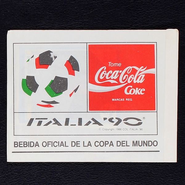 Italia 90 Panini sticker bag - Coca Cola version Uruguay