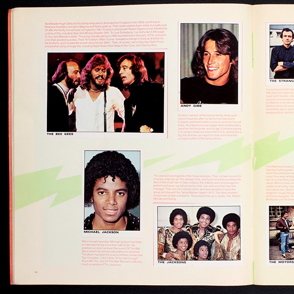 The Rock & Pop Collection Panini sticker album complete