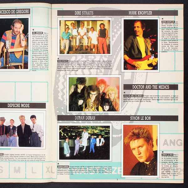 Smash Hits 87 Panini sticker album complete