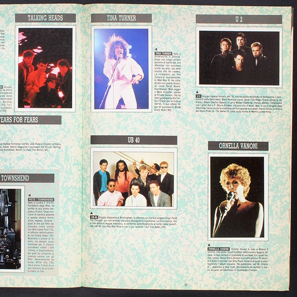 Smash Hits 87 Panini sticker album complete