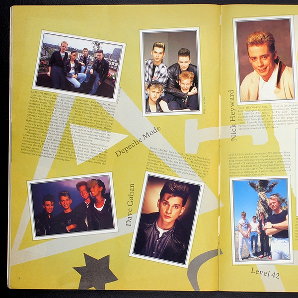 Smash Hits 85 Panini sticker album complete