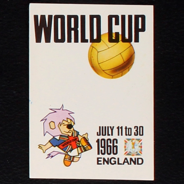 England 1966 Plakat Sticker No. 43 Panini - München 74
