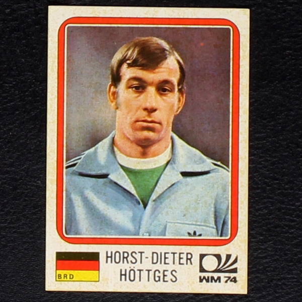 Horst-Dieter Höttges Sticker No. 86 Panini - München 74