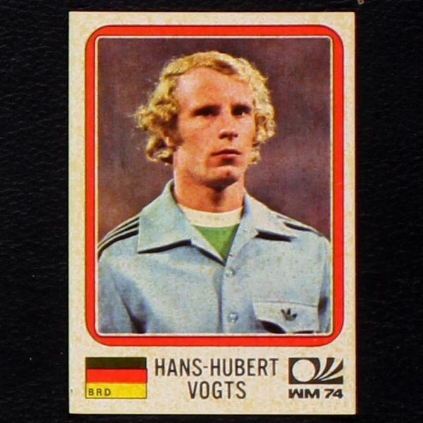 Hans-Hubert Vogts Sticker No. 87 Panini - München 74