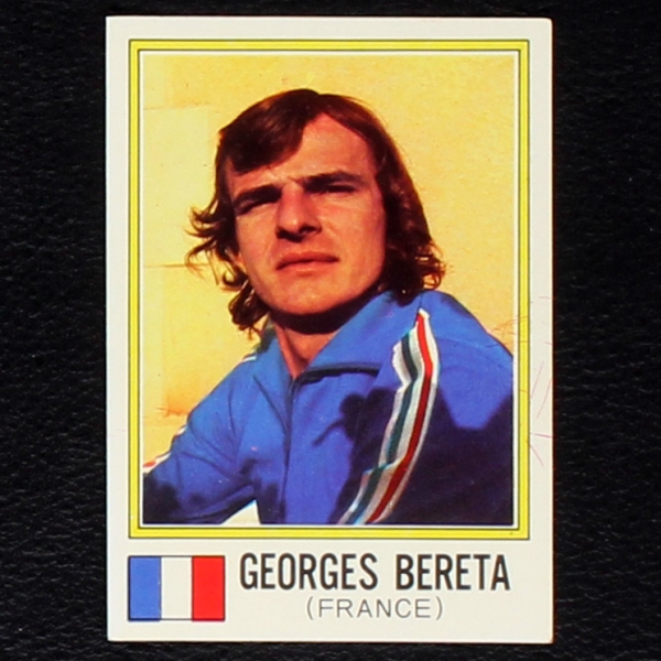Georges Bereta Sticker No. 377 Panini - München 74