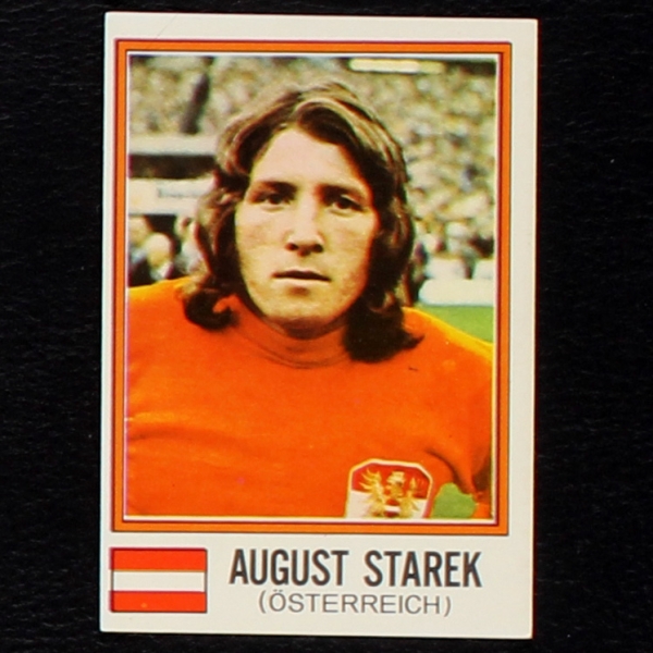 August Starek Sticker No. 392 Panini - München 74