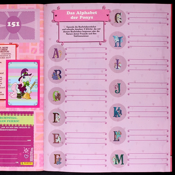 My little Pony Panini Sticker Album fast komplett -1