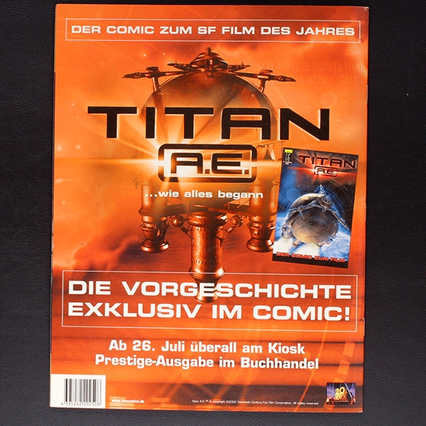 Titan A.E. Panini Sticker Album komplett