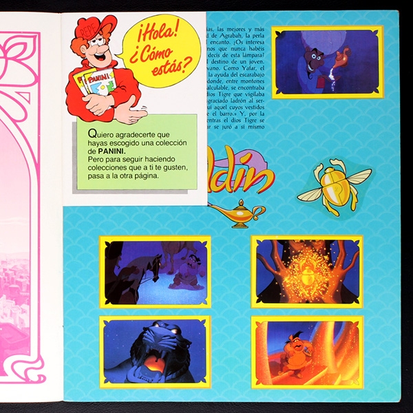 Aladdin Panini sticker album complete - E
