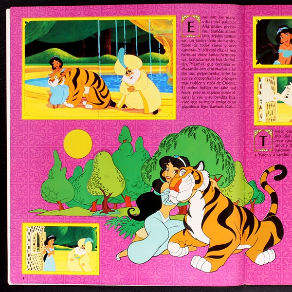 Aladdin Panini sticker album complete - E