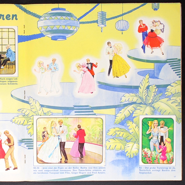 Barbie Barbie Panini Sticker Album komplett