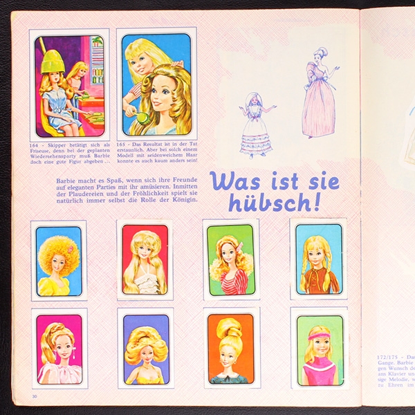 Barbie Barbie Panini Sticker Album komplett
