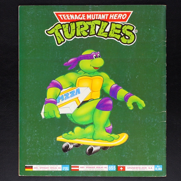 Turtles Panini sticker album complete