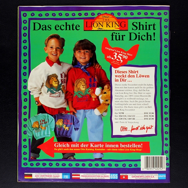 König der Löwen Panini Sticker Album komplett