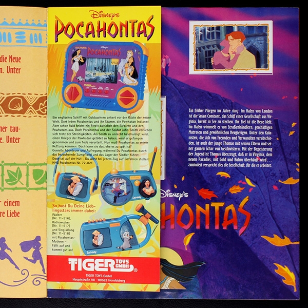 Pocahontas Panini sticker album complete