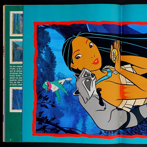 Pocahontas Panini sticker album complete