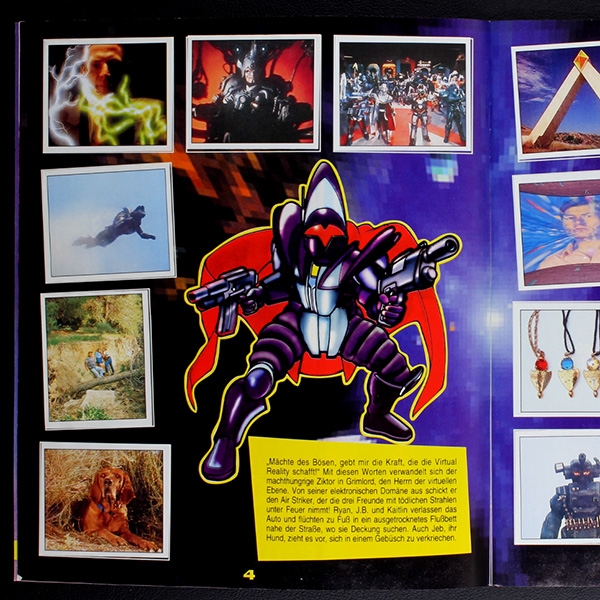 VR Troopers Panini sticker album complete