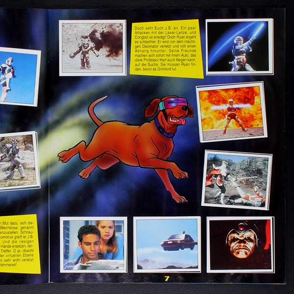 VR Troopers Panini sticker album complete